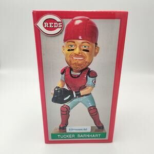 TUCKER BARNHART BOBBLEHEAD 2017 CINCINNATI BELL SGA REDS/STILL IN BOX